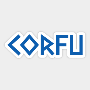 Corfu Sticker